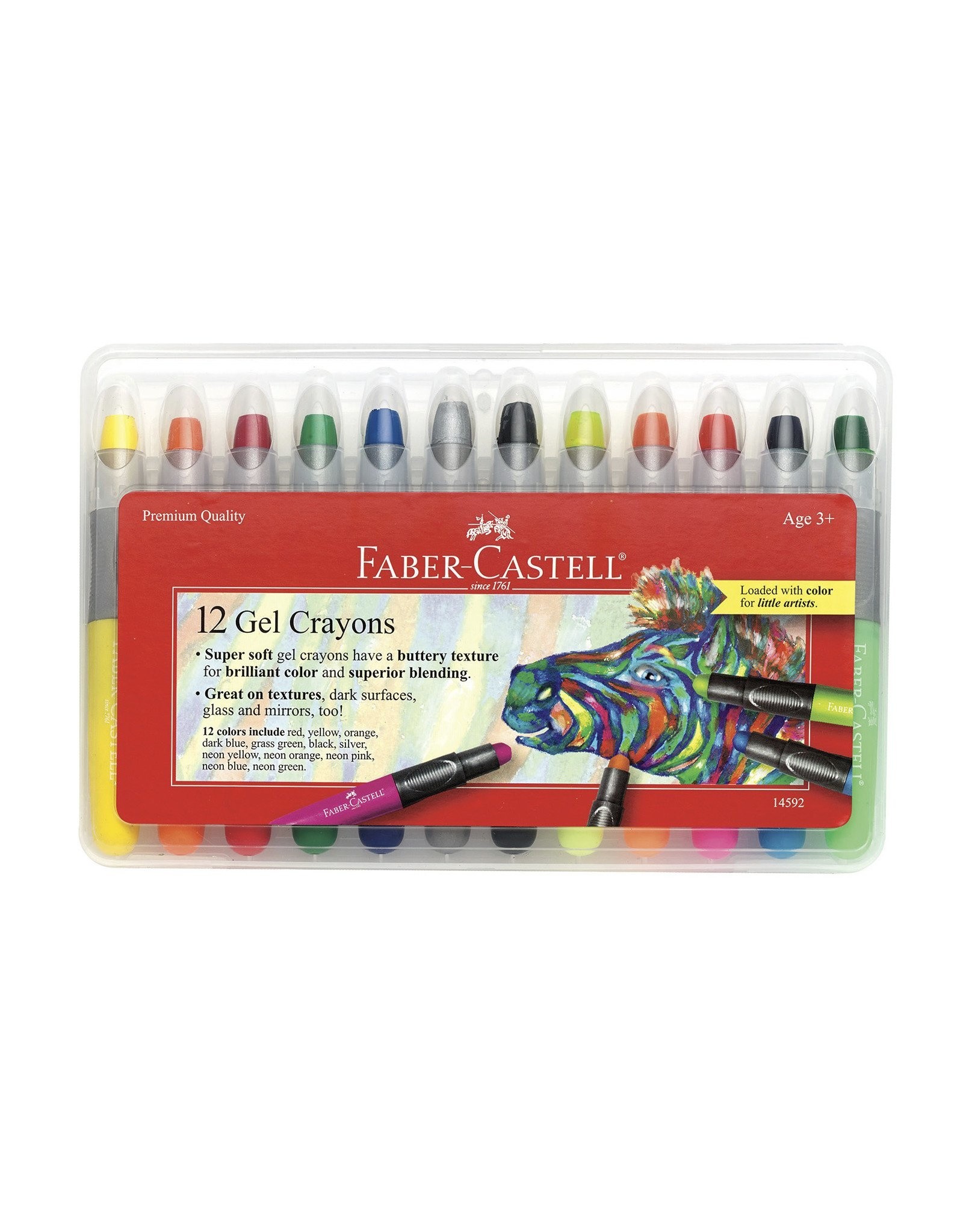 Faber Castell 12ct Gel Crayons