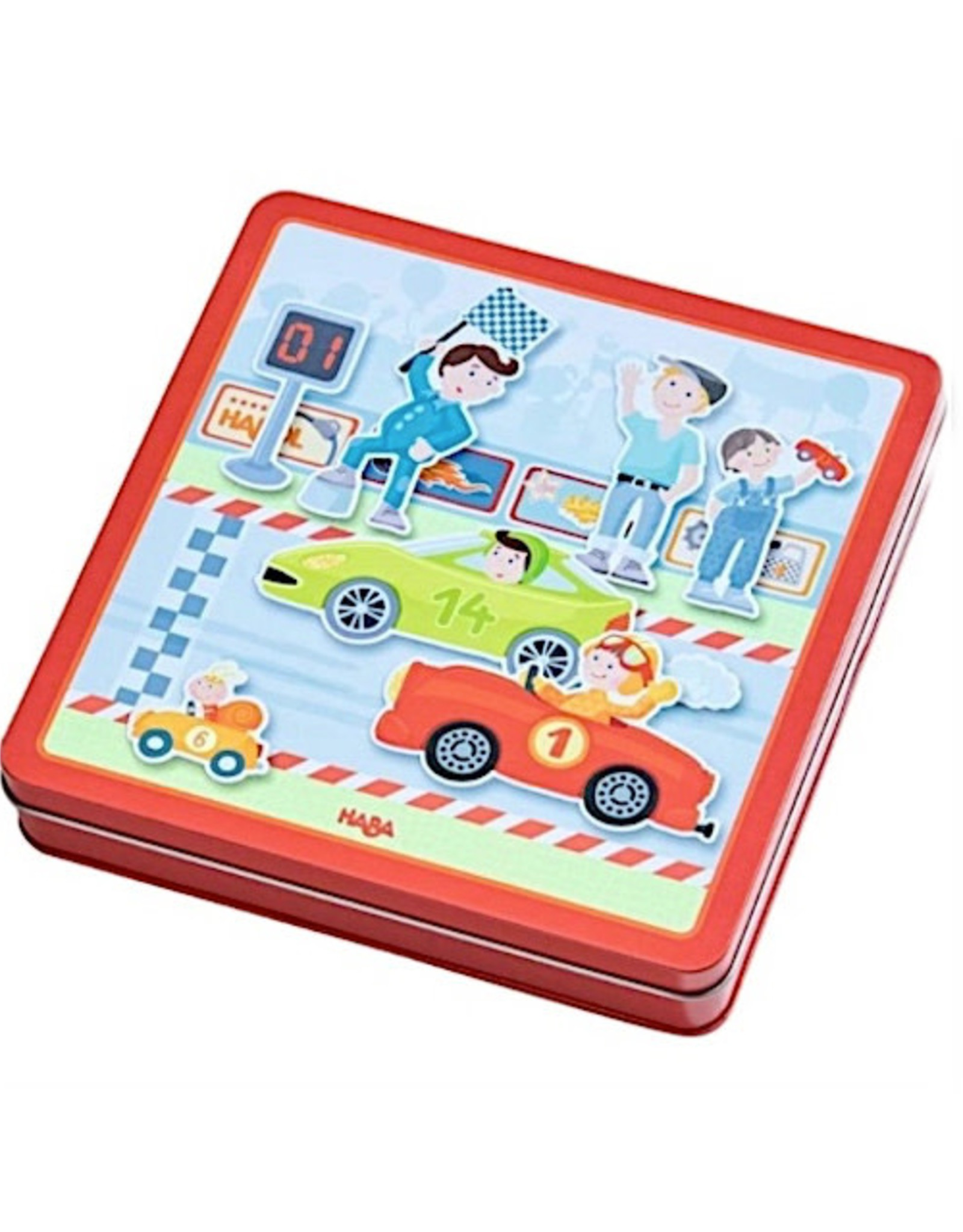 HABA Magnetic Game Tin Zippy Cars