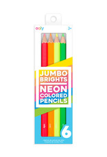 Ooly Jumbo Brights Neon Colored Pencils