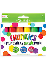 Ooly Chunkies Paint Sticks Classic 6 Pack