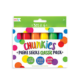 Ooly Chunkies Paint Sticks Classic 6 Pack