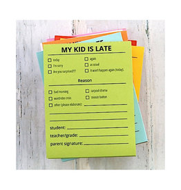 Sorry My Kid Is Late Notepad