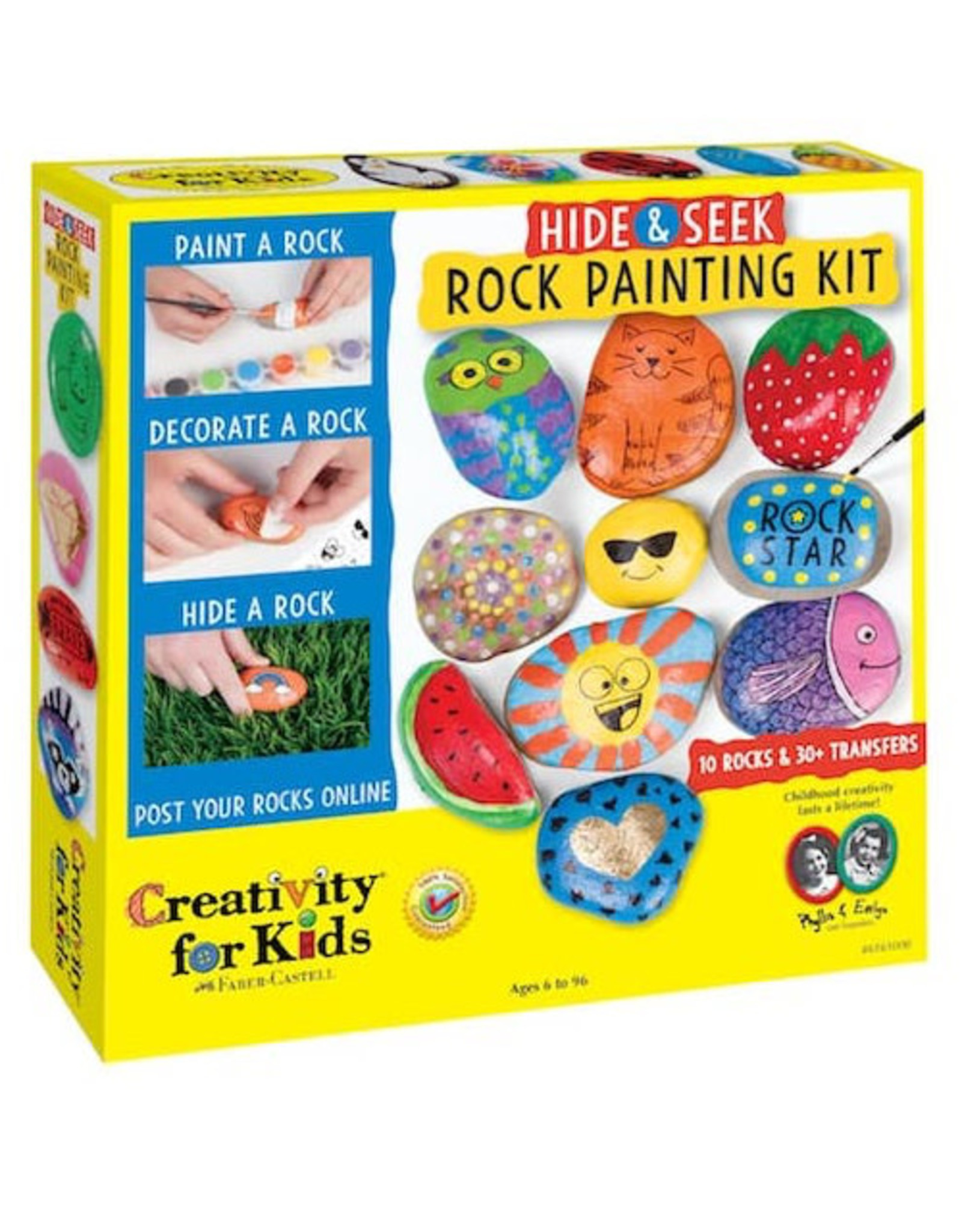 Faber Castell Hide & Seek Dot-a-Rock Painting Kit