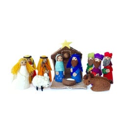Ornaments4Orphans Felt Wool Nativity Set