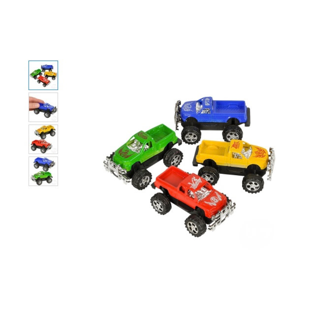 The Toy Network 6" Diecast Pullback Truck Time 4 Toys