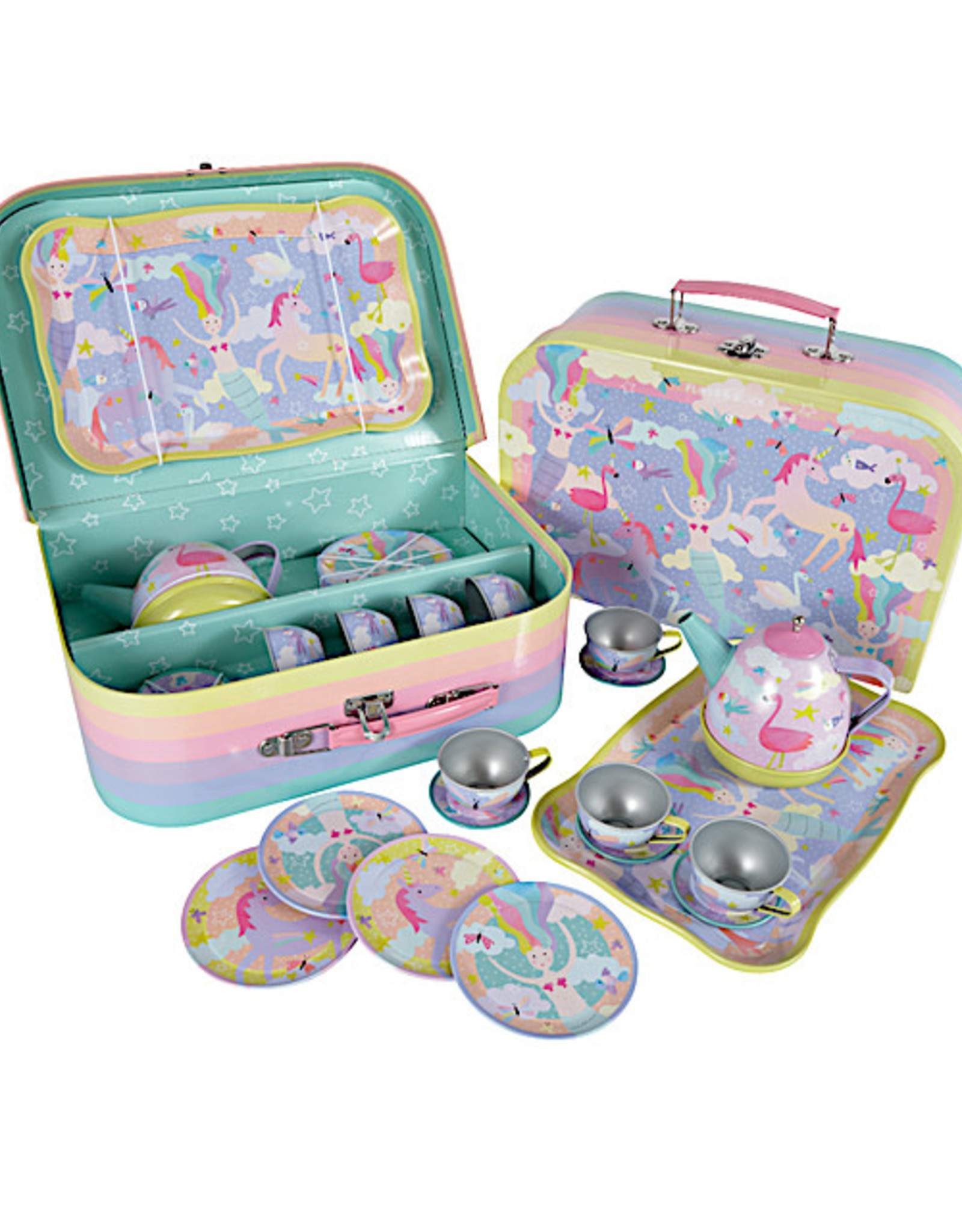 Floss & Rock Fantasy 15pc Musical Tin Tea Set