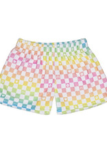 Iscream Ombre Checkerboard Plush Shorts