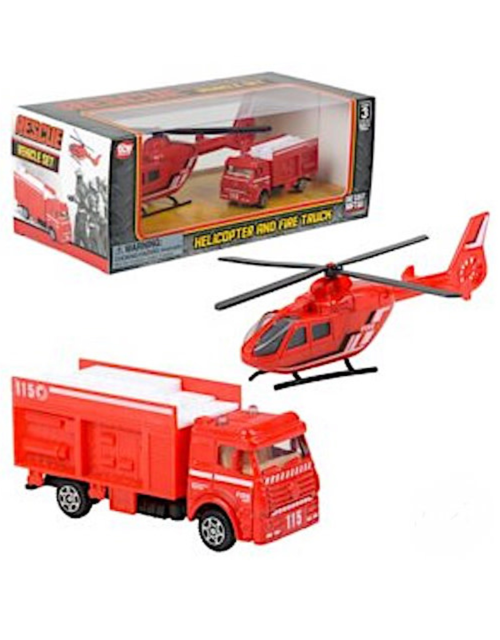 The Toy Network DIECAST FIREFIGHTER SET