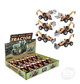 The Toy Network 7" DIECAST PULL BACK FARM TRACTOR ASST.