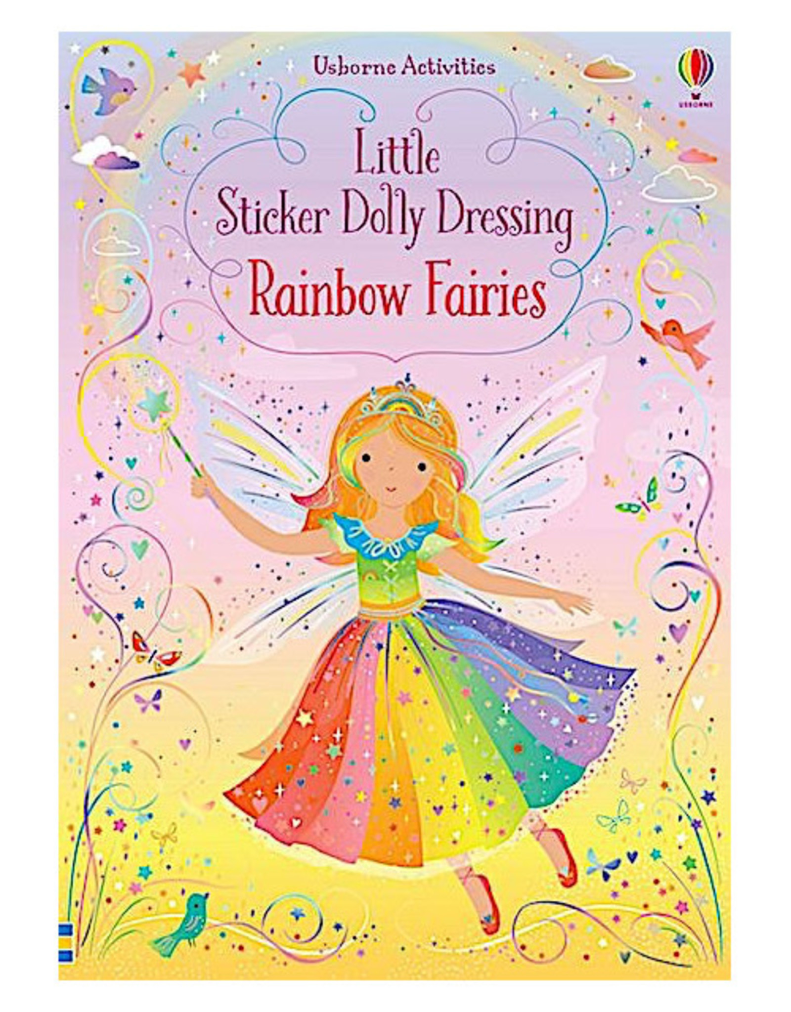 Usborne Little Sticker Dolly Dressing Rainbow Fairies