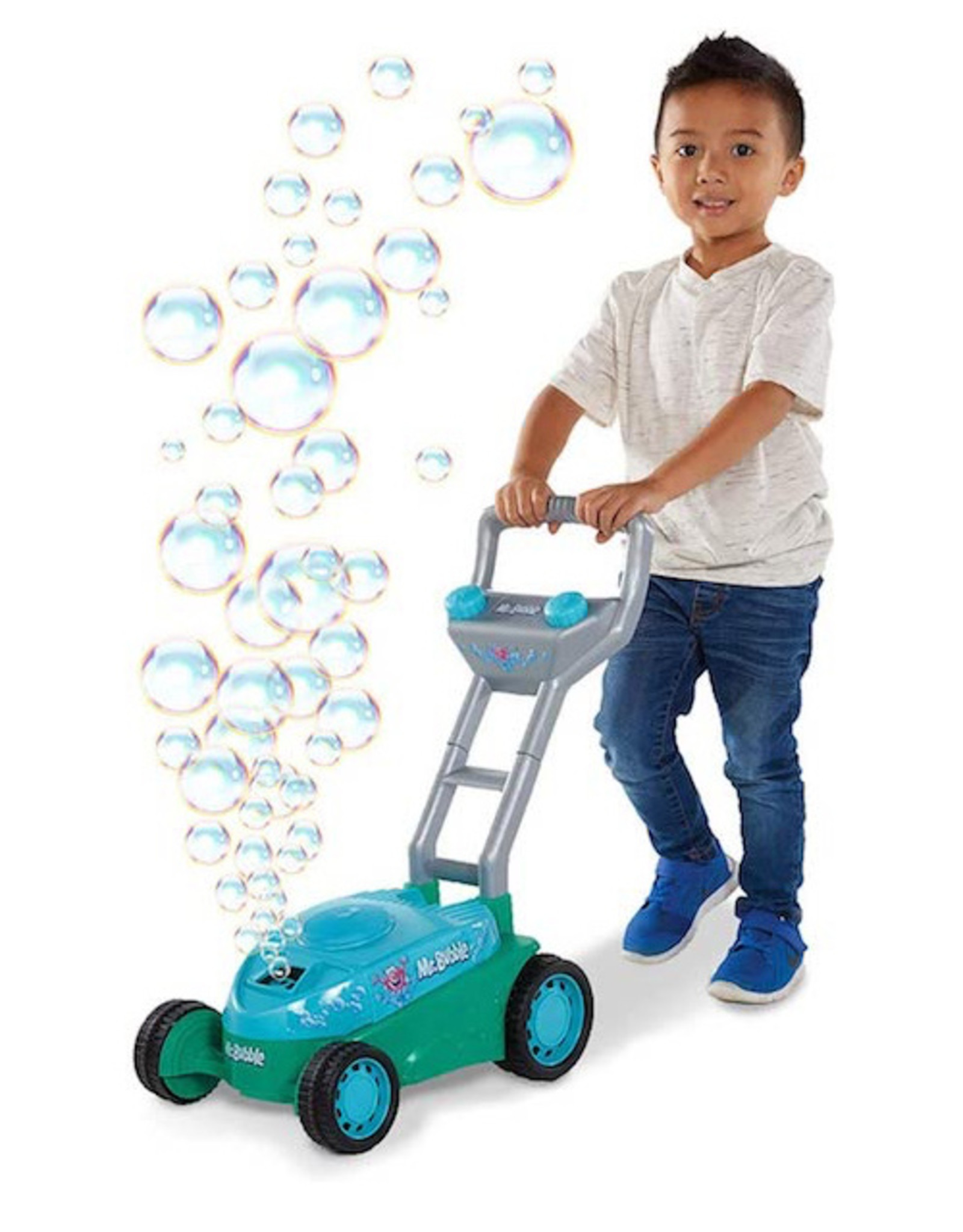 Kid Galaxy Electric Bubble Mower w/4 oz Solution