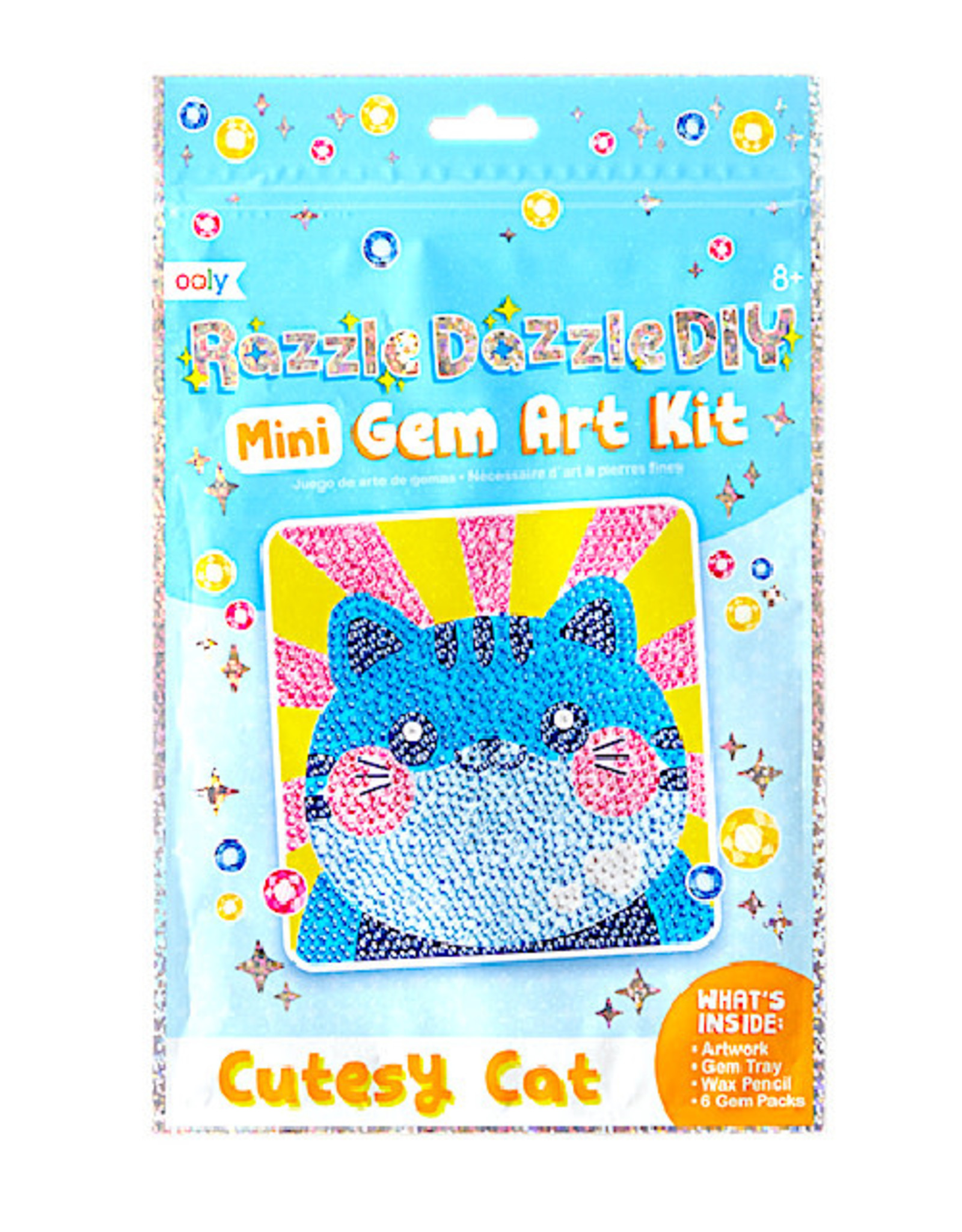 Ooly Razzle Dazzle D.I.Y. Gem Art Kit: Lil' Lion – Minim Kids