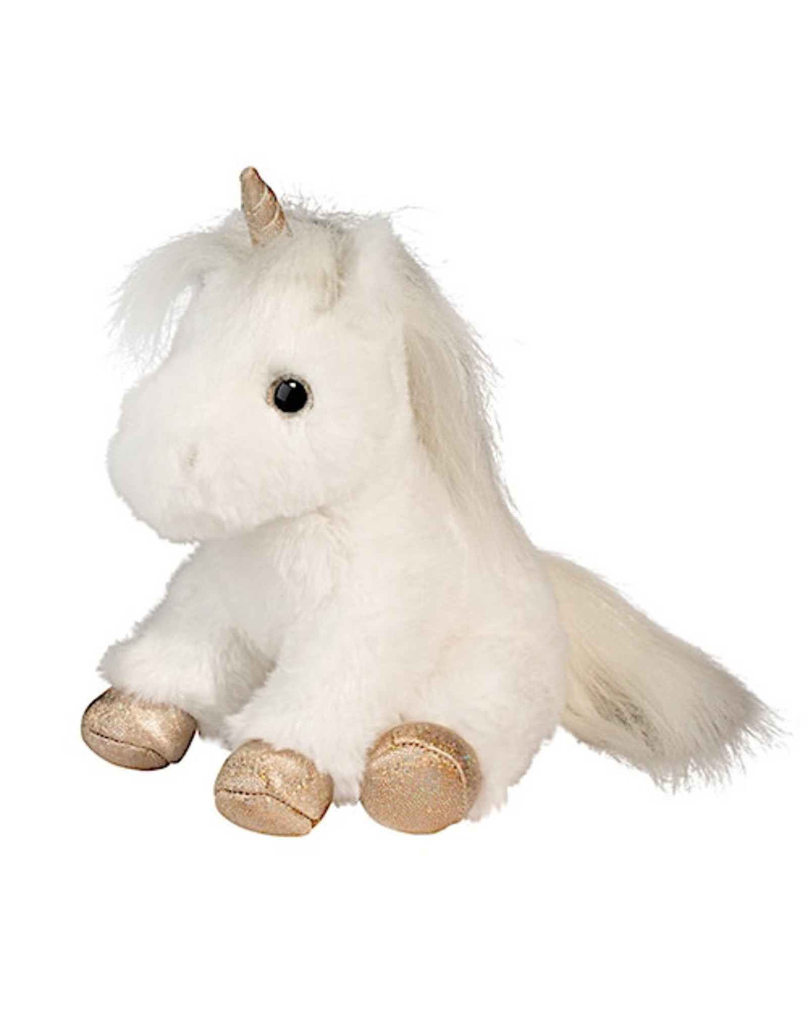 Douglas Toys Elodie White Unicorn Mini Soft