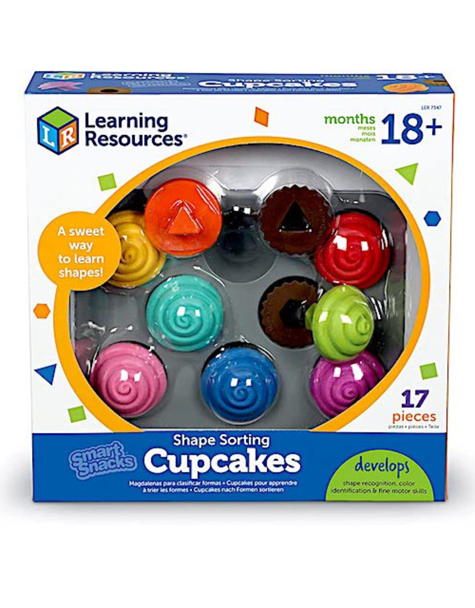 Learning Resources Smart Snacks® Shape Sorting Cupcakes