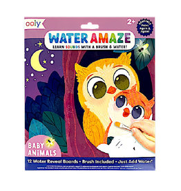 Ooly Water Amaze Water Reveal Boards - Baby Animals
