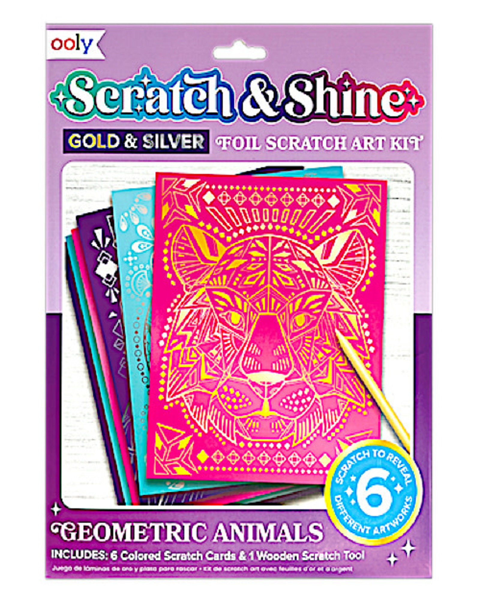 Ooly Scratch & Shine Foil Scratch Art