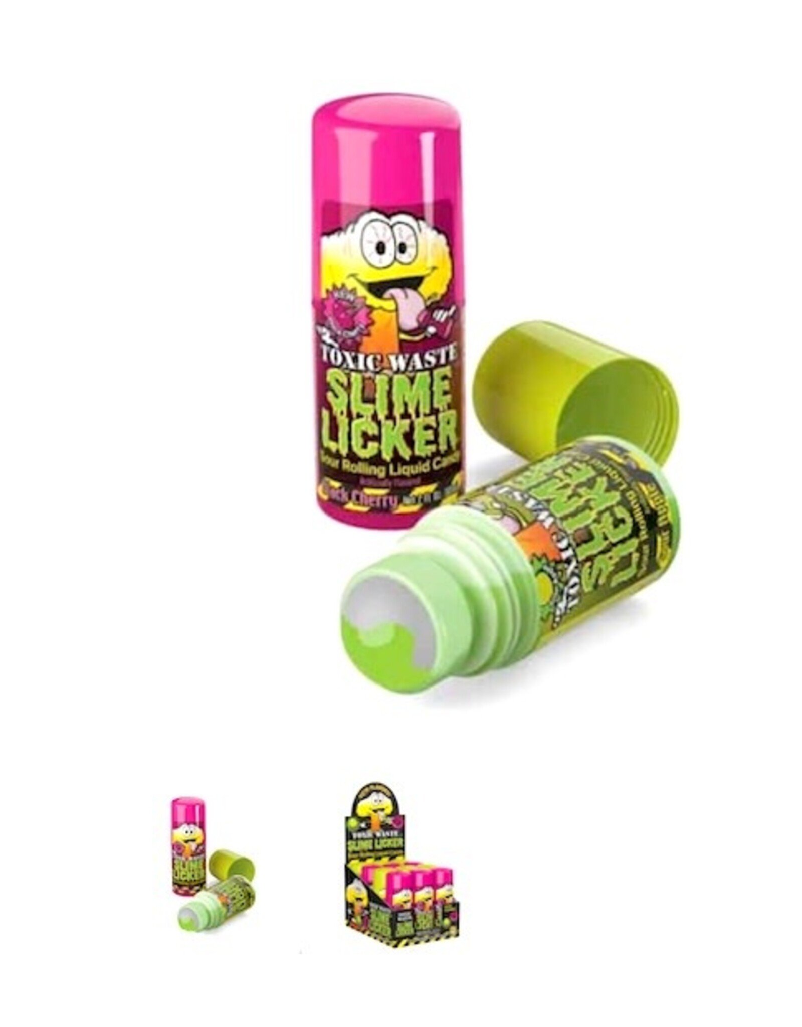 Black Cherry and Sour Apple Slime Lickers - Time 4 Toys