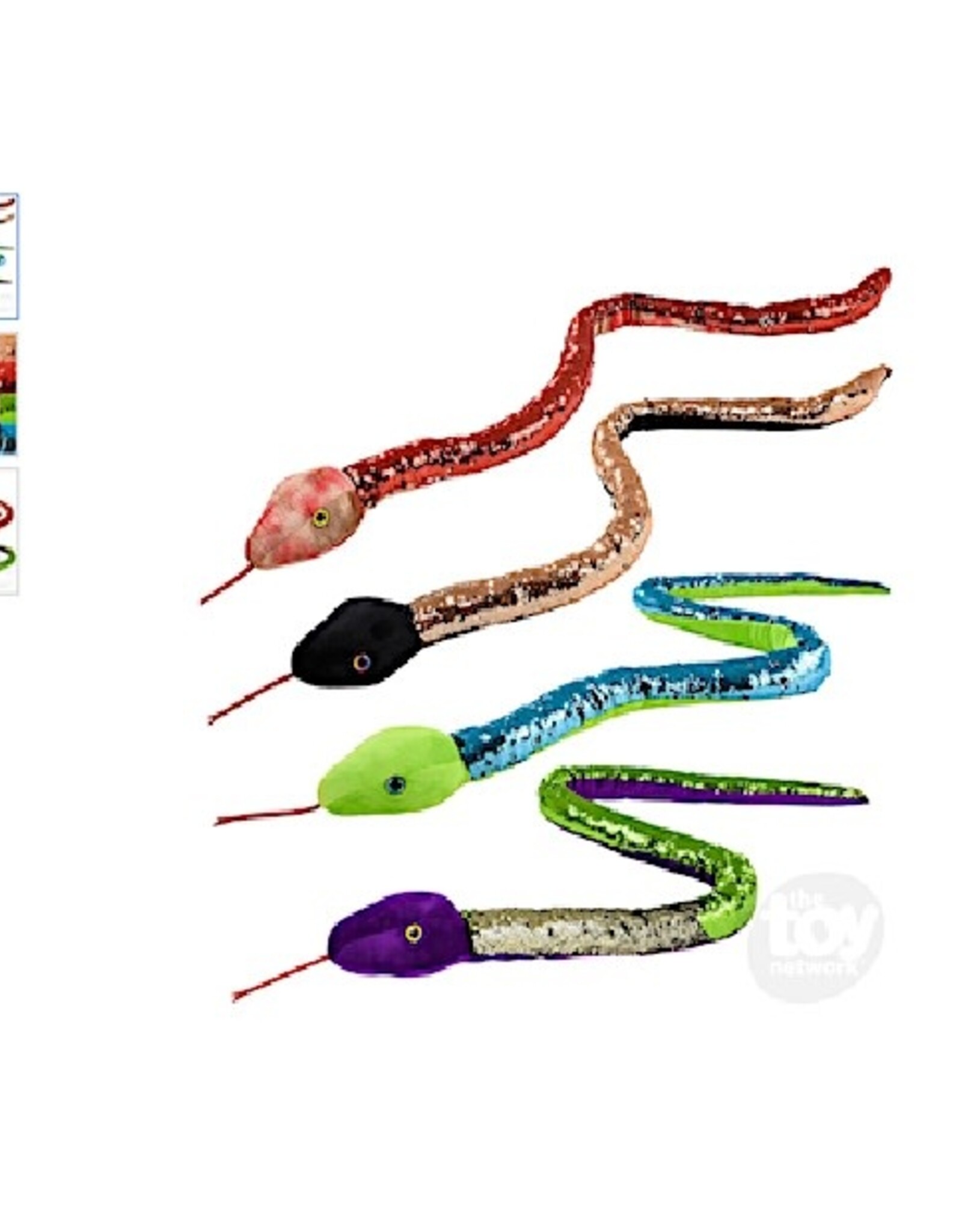 The Toy Network Sequin Snakes 67 inch