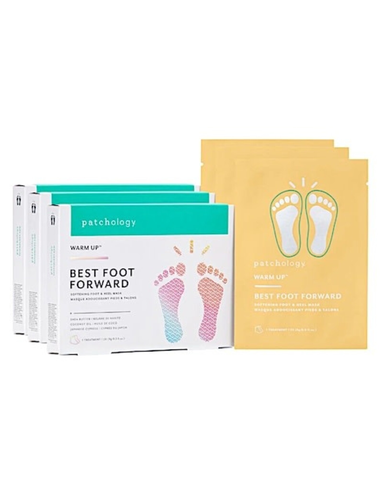 Warm Up Best Foot Forward Softening Foot and Heel Mask