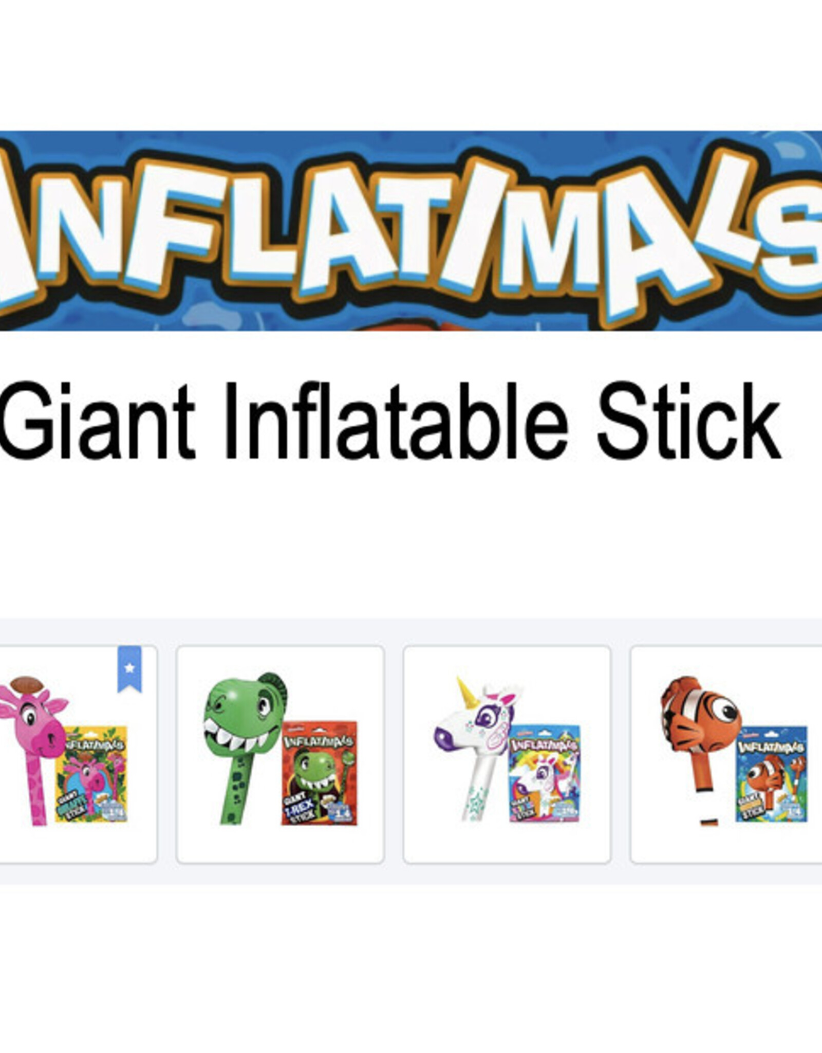Giant Inflatimals Stick
