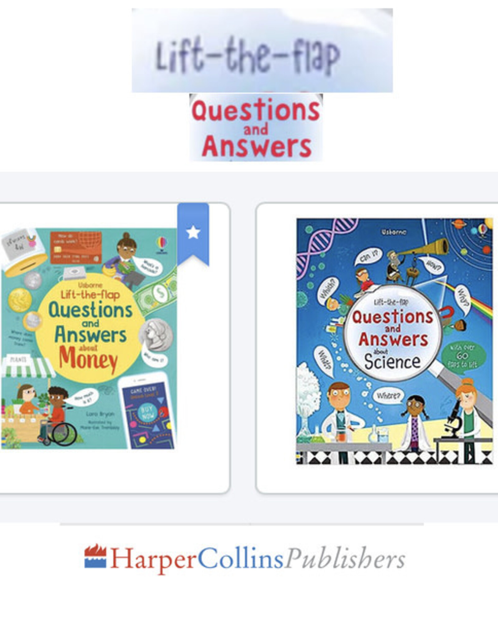 Harper Collins Lift the Flap Questions and Answers Book