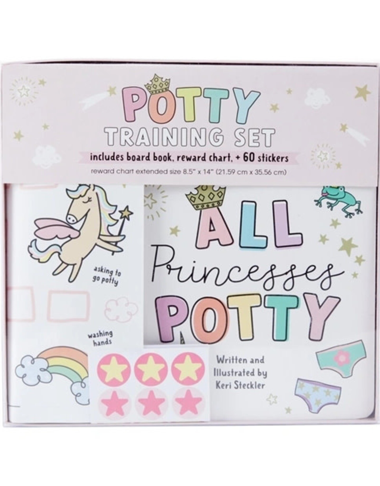 Princes Potty Board Book Set