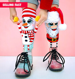 Madmia Snowman and Santa Socks