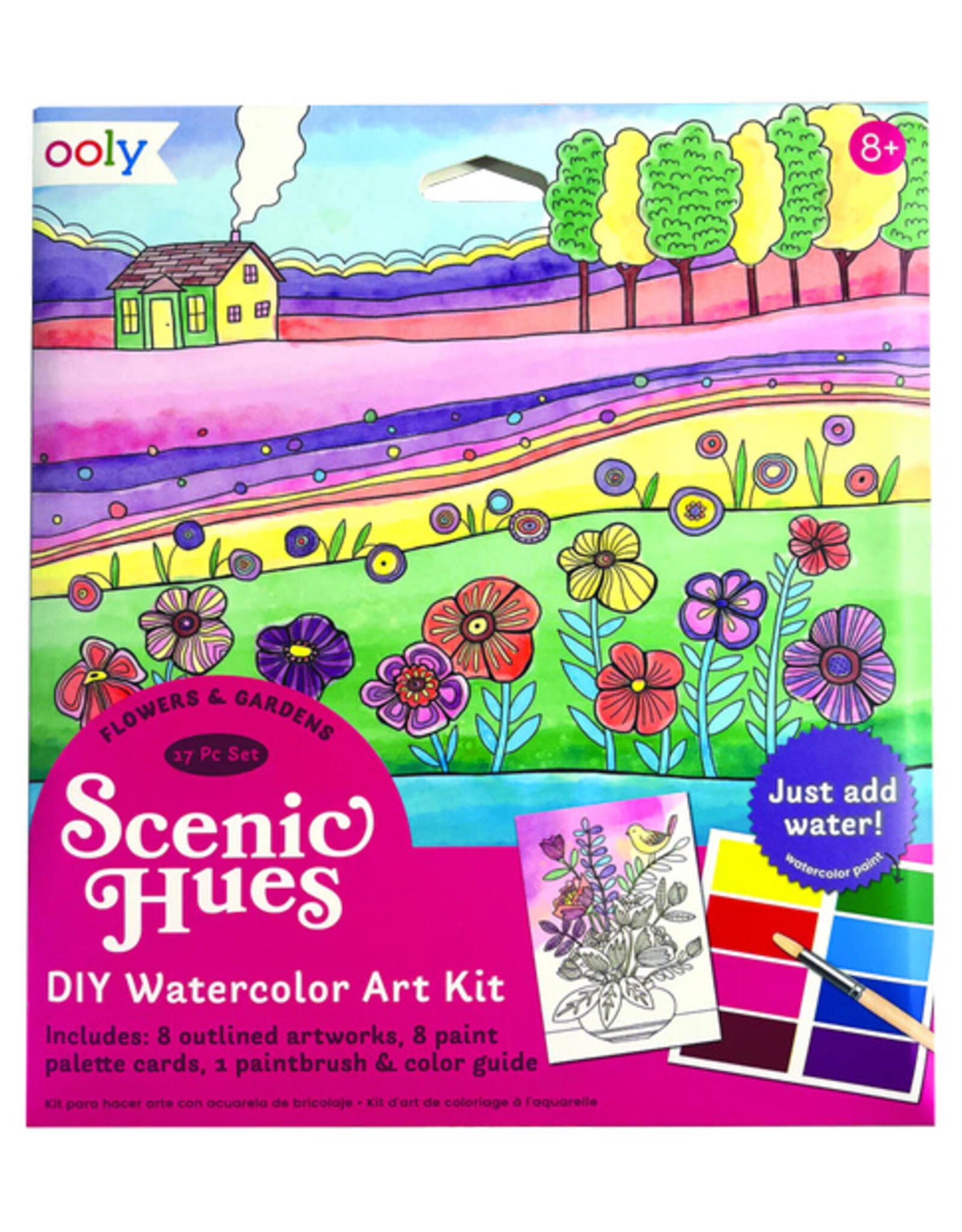 Ooly Scenic Hues DIY Watercolor Art Kit