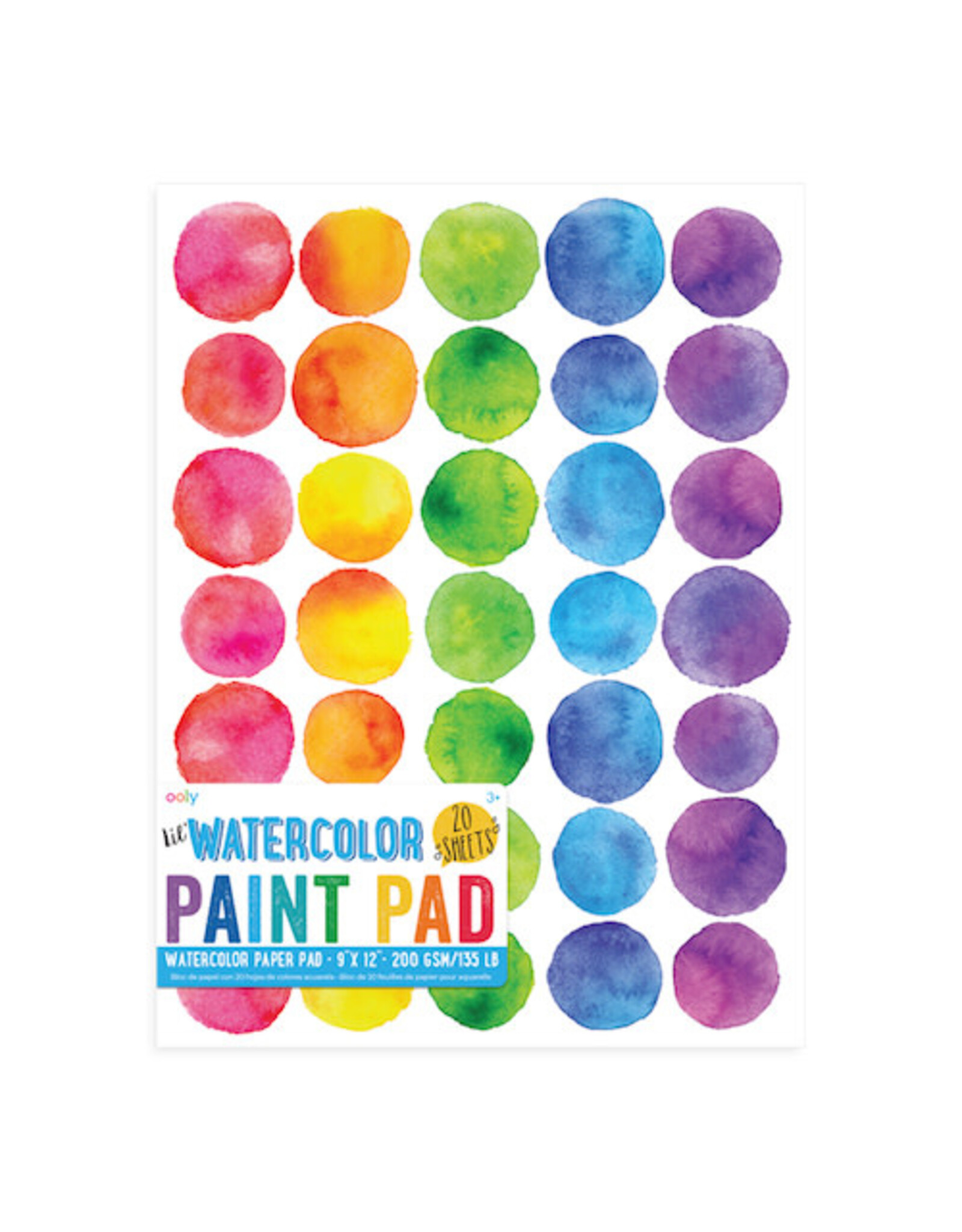 Ooly Lil' Watercolor Paint Pad - 1 PC