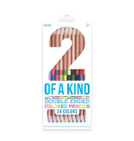 Ooly 2 of a Kind Colored Pencils - Set of 12 / 24 Color