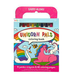 Ooly Carry Along Crayons & Coloring Book Kit - Unicorn
