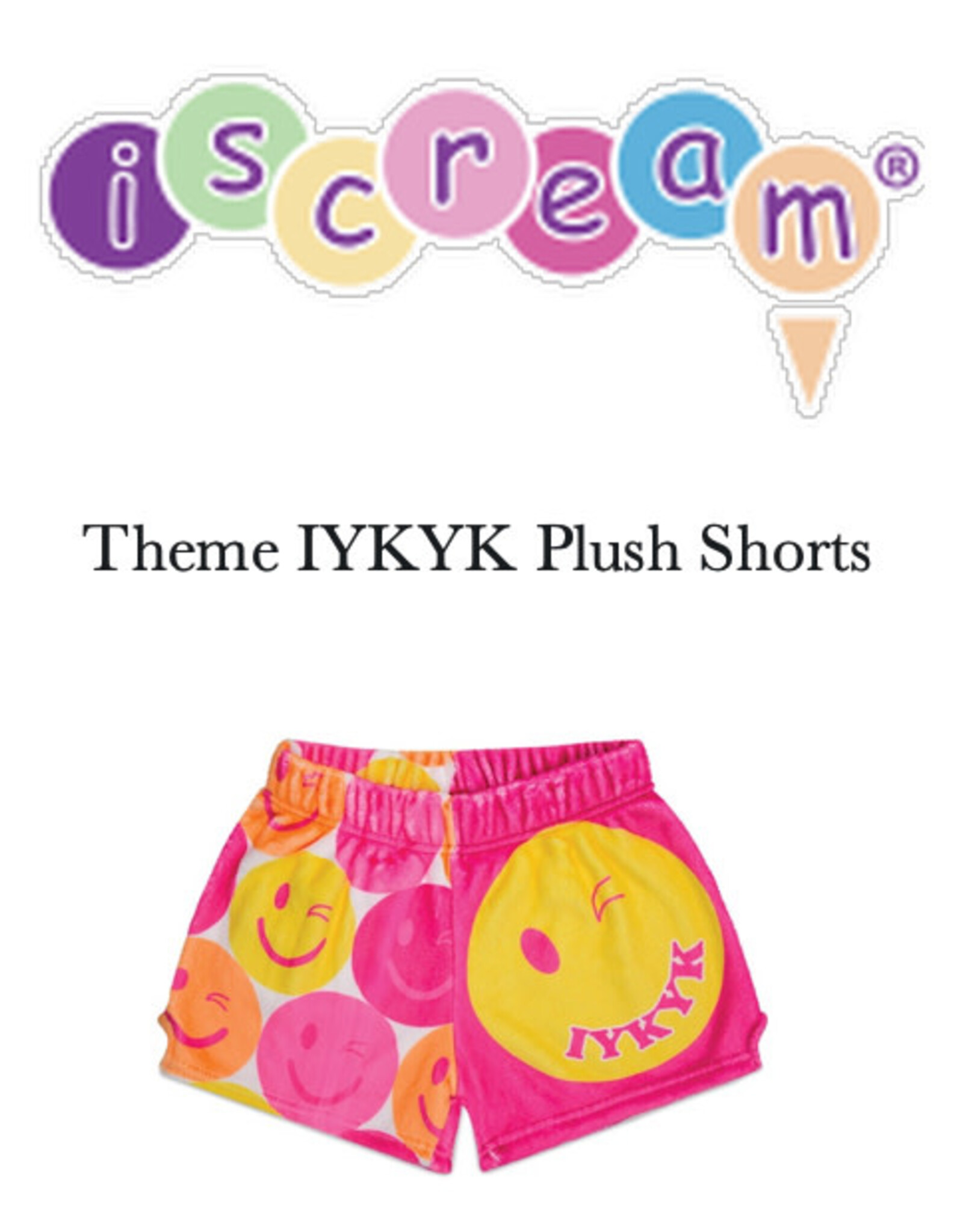 Iscream Theme IYKYK Plush Shorts