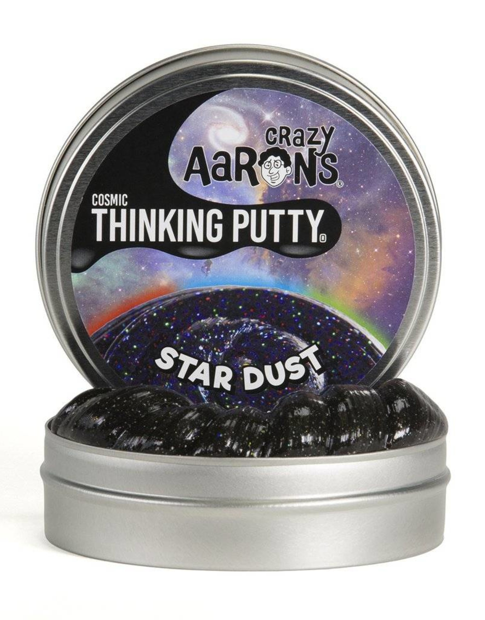 Crazy Aaron's Putty Star Dust Cosmic Glow 4" Tin