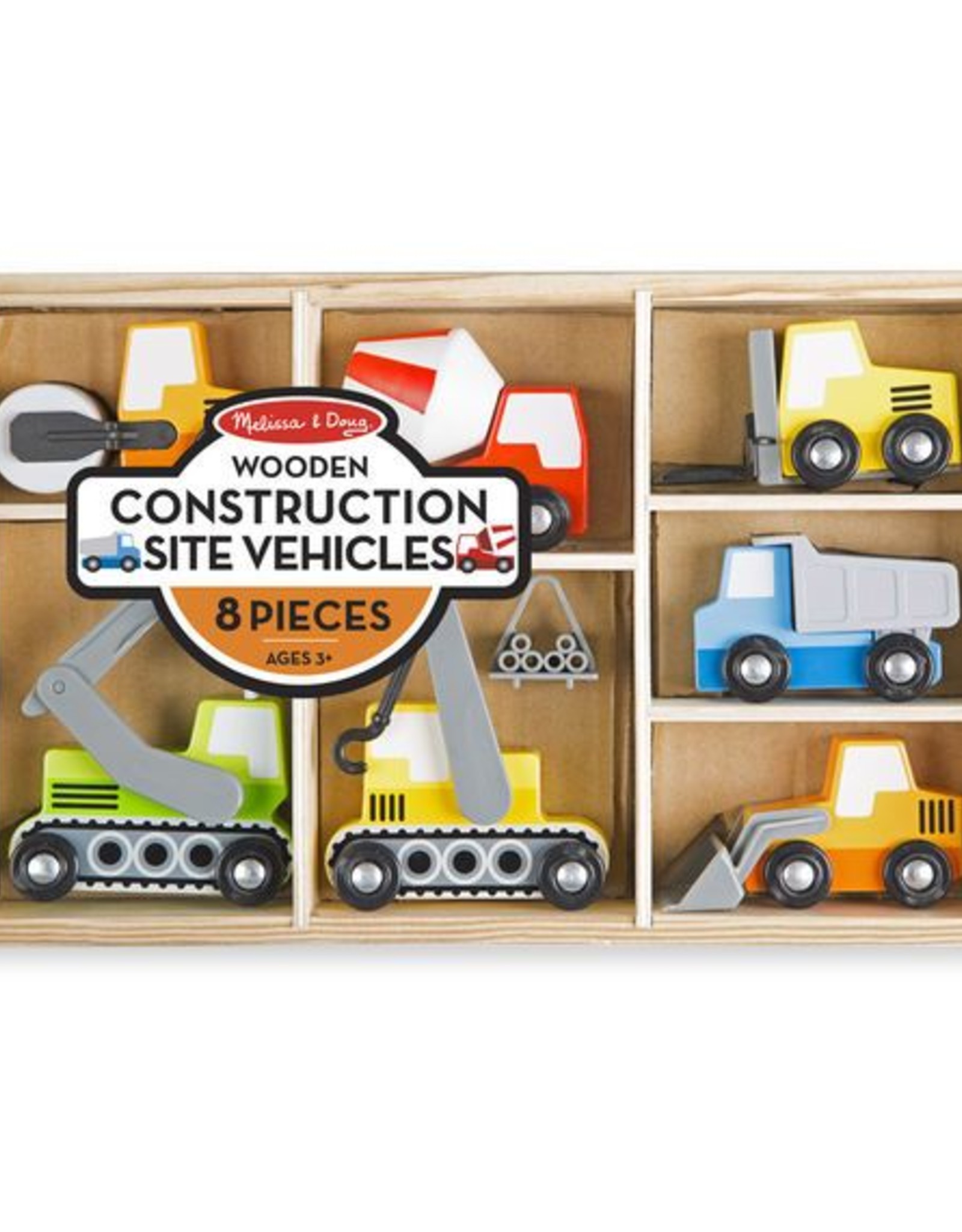 melissa and doug wooden construction site vehicles