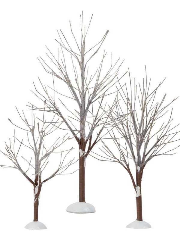 ''First Frost Trees'' Set of 3  General Village  Accessory 800007