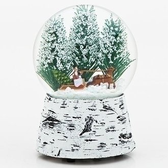 Roman Horse Sleigh musical Snowglobe 5.5 Inch Roman Horse Sleigh musical Snowglobe 5.5 Inch