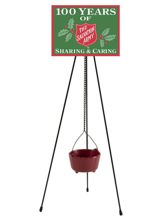 Byers' Choice "Salvation Army Kettle"