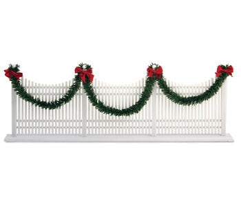 Decorated Picket Fence by Byers' Choice