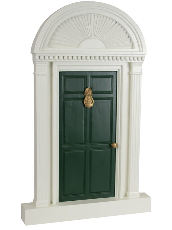 Green Door with Pineapple by Byers' Choice