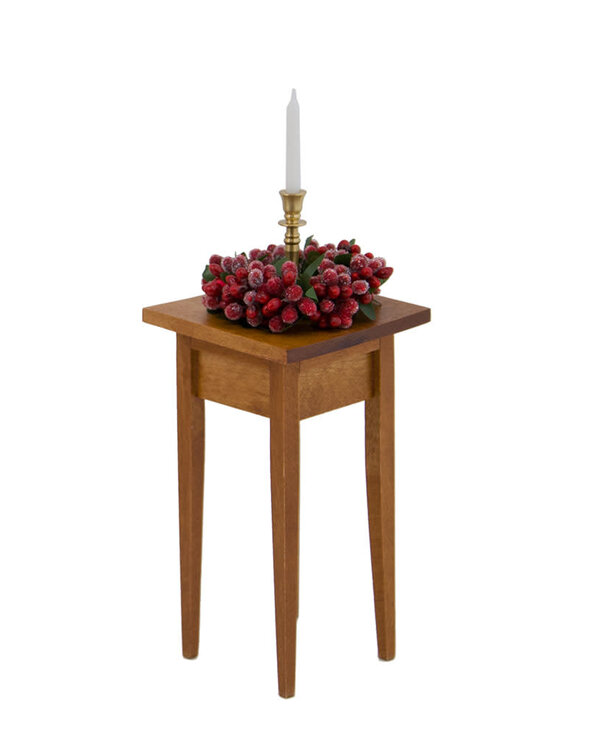 Byers' Choice Table with Candlestick