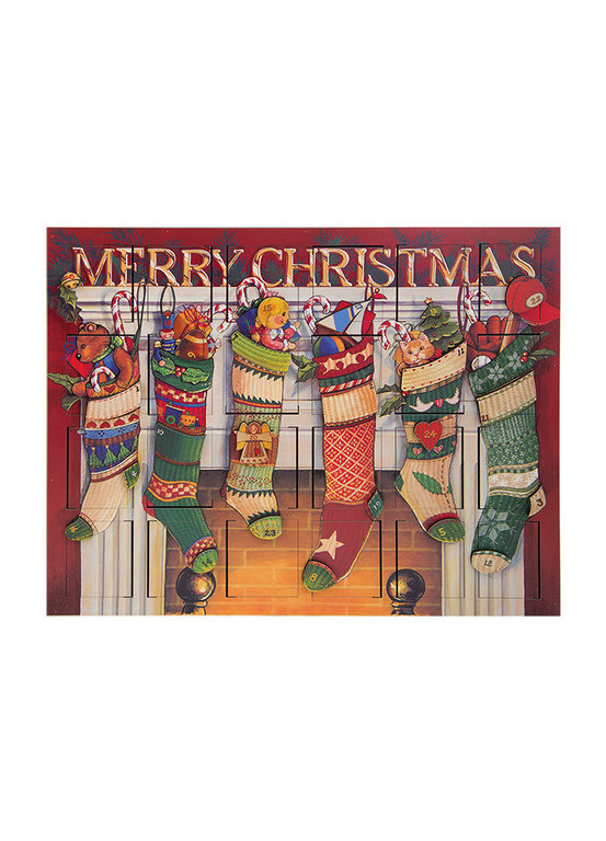 Christmas Stocking Advent Calendar de Byers' Choice