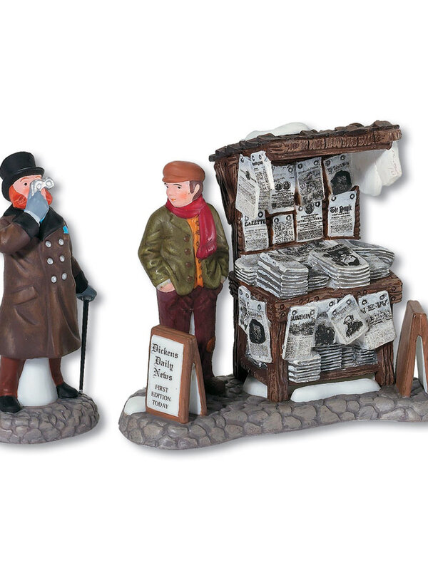 London Newspaper Stand - Dickens Village 56.58560