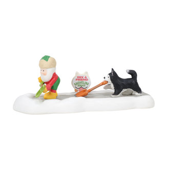 Department 56 Shoveling Buddy for Hire, North Pole Village 6005439 Department 56 Shoveling Buddy for Hire, North Pole Village 6005439