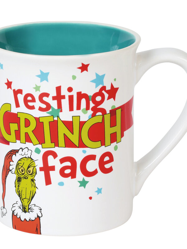 Resting Grinch Face Mug - Grinch