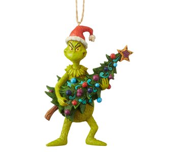 Ornement Grinch and Tree - Grinch by Jim Shore