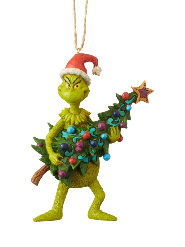 Ornement Grinch and Tree - Grinch by Jim Shore