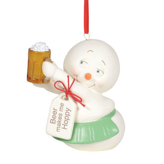 Department 56 Beer Makes Me Hoppy Ornament - Snowpinions 6005851 Department 56 Beer Makes Me Hoppy Ornament - Snowpinions 6005851