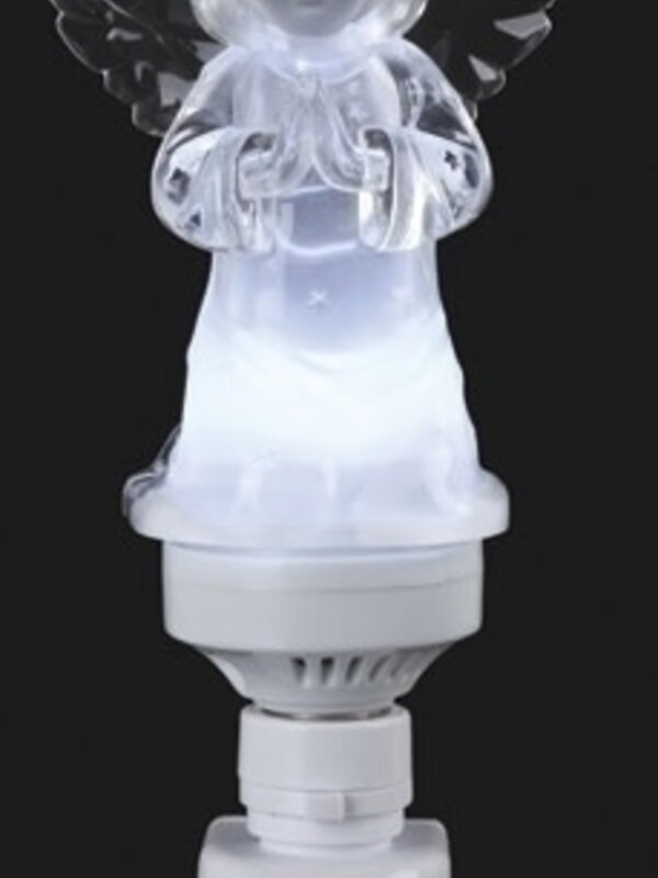 Veilleuse Ange de Priere 7.2", DEL Blanc