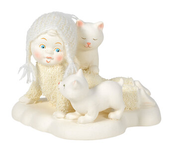 Itty Bitty Kitty Crossing - Snowbabies Classic Collection 6005807