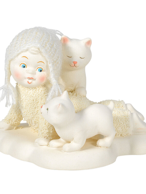 Itty Bitty Kitty Crossing - Snowbabies Classic Collection 6005807